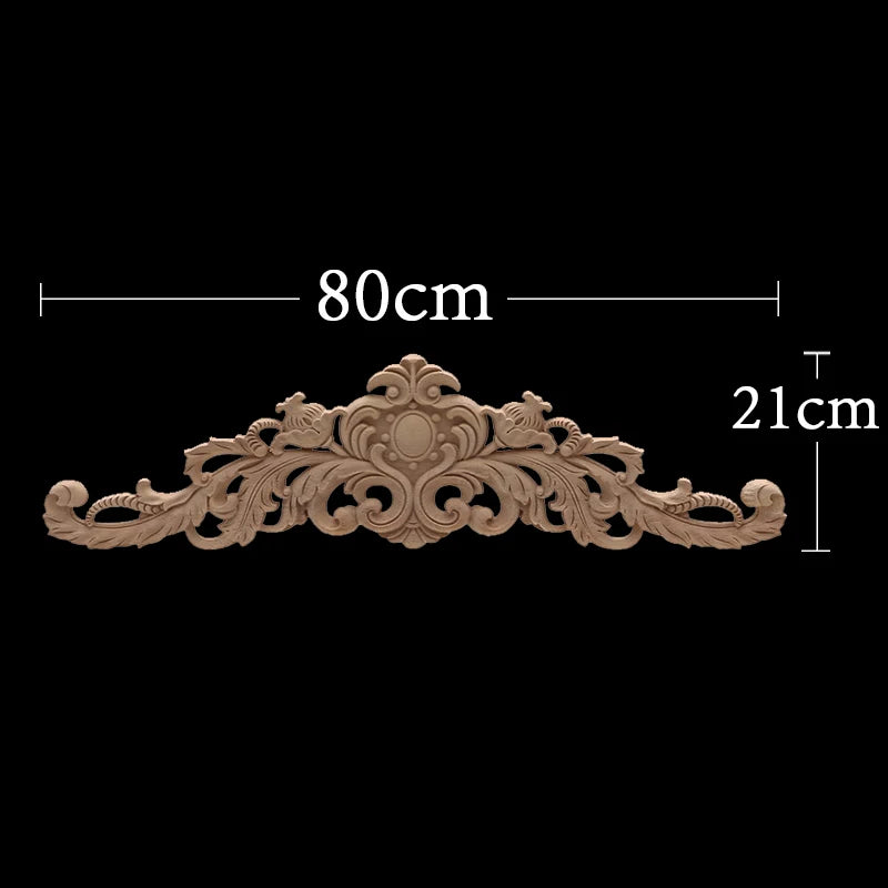 Holzapplikationen – Vintage Schnitzerei – Europäischer Stil