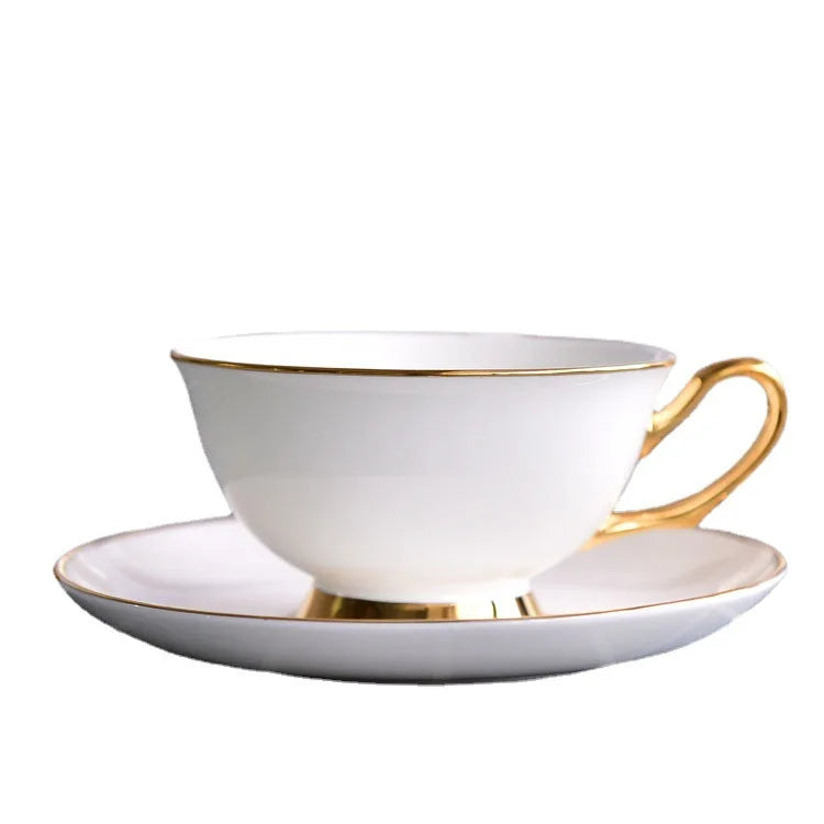15-teiliges Bone China Kaffeeset – Elegantes Western-Design