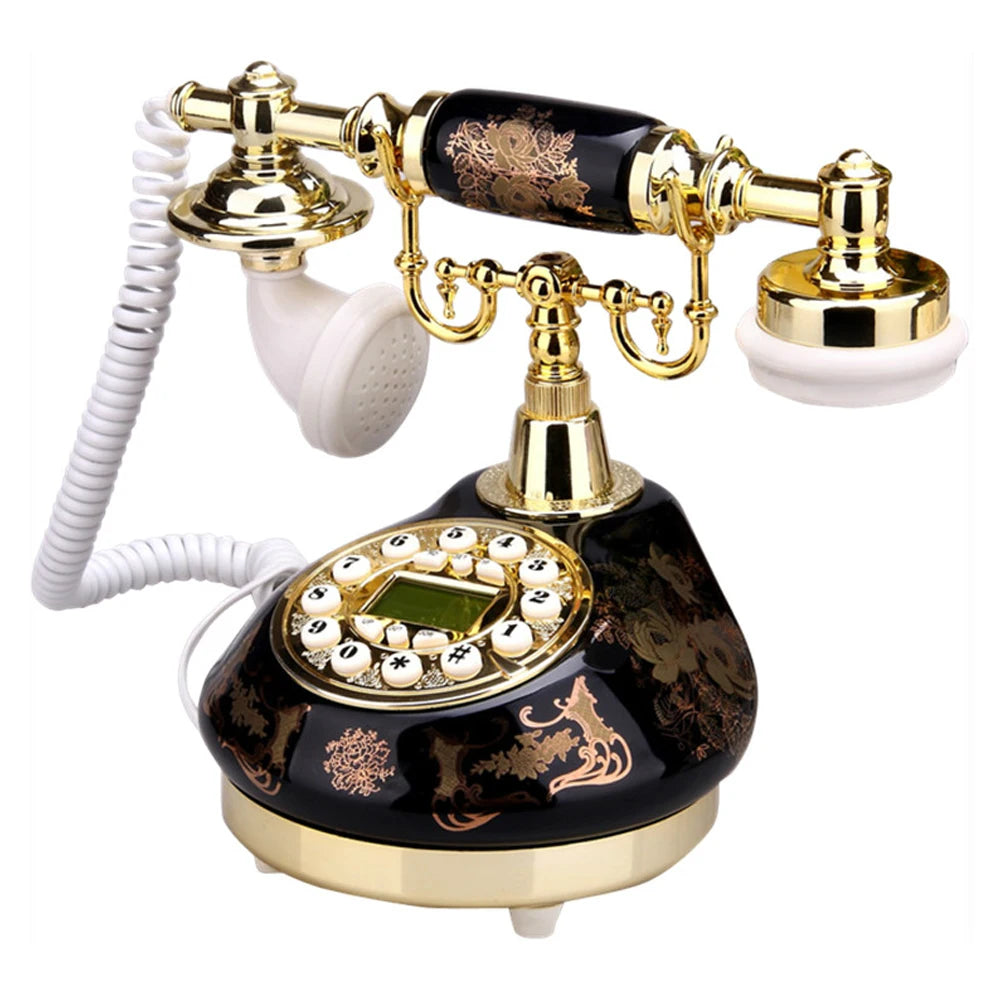 Retro Telefon – Keramik Antik – Schnurgebunden