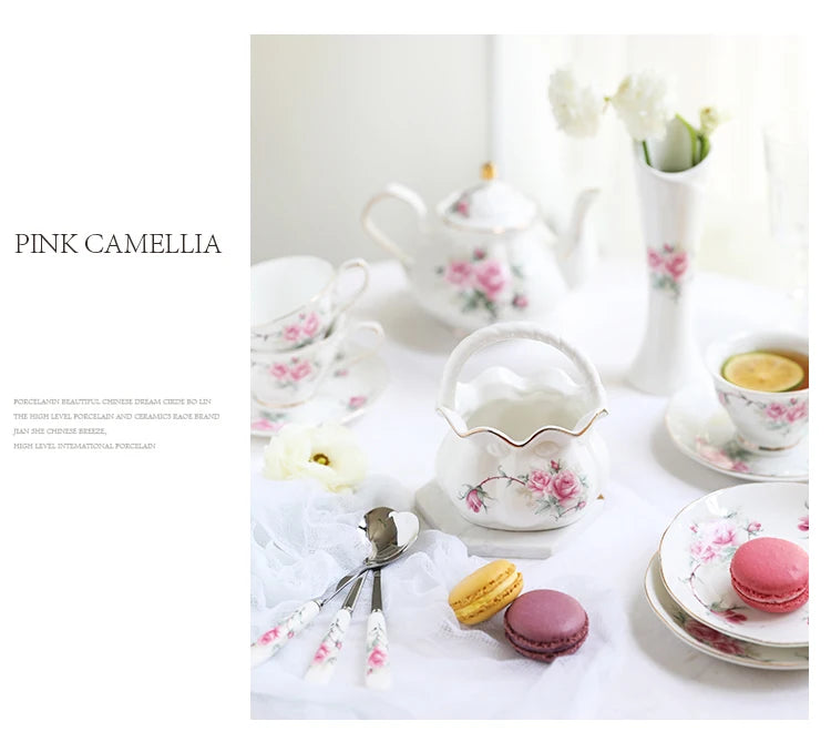 Luxuriöses Teeservice – Britischer Stil Porzellan – Elegantes Design