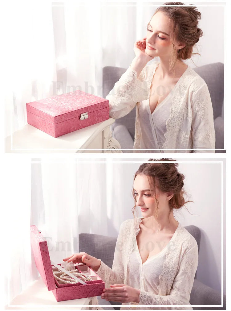 Schmuckbox – PU-Leder Design – 26*18.5*8cm