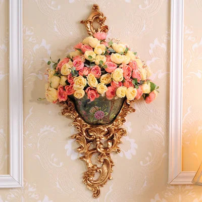 Europäische Wandvase – Resindeko für Hotels