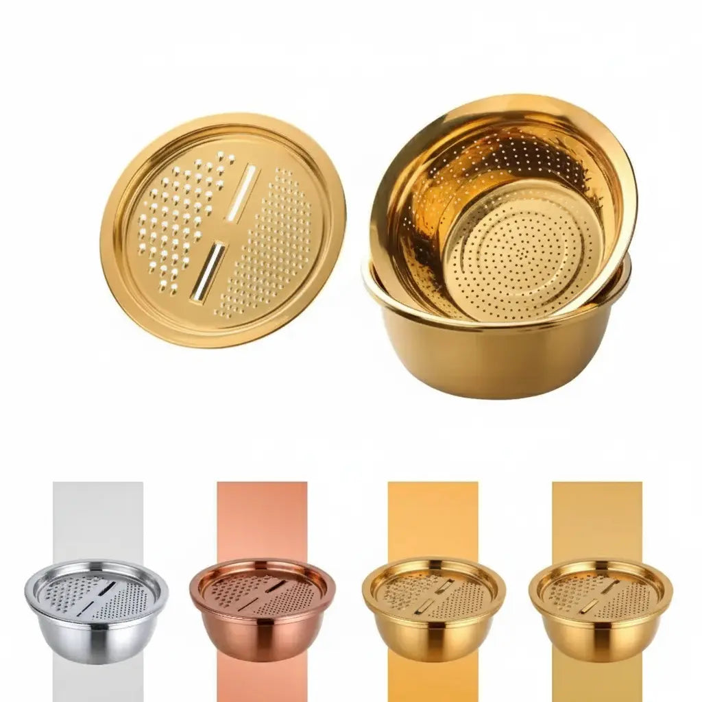 Küchentool 5 in 1 – Edelstahl Hobel & Schäler – Kompakt