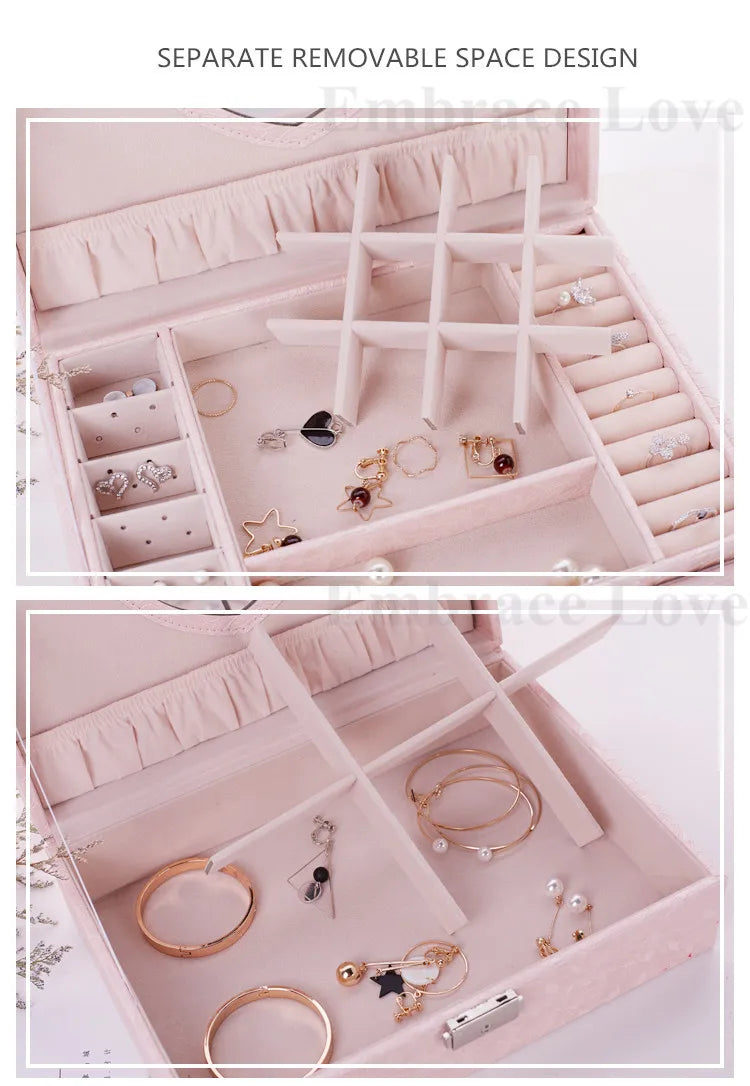 Schmuckbox – PU-Leder Design – 26*18.5*8cm