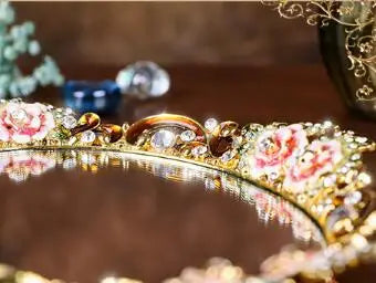 Metall-Schmucktablett im Retro-Design, Wohnzimmer Dekoration