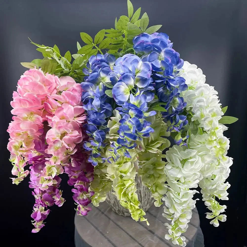 Glyzinienblüten – Seiden-Design – Innen-Dekor