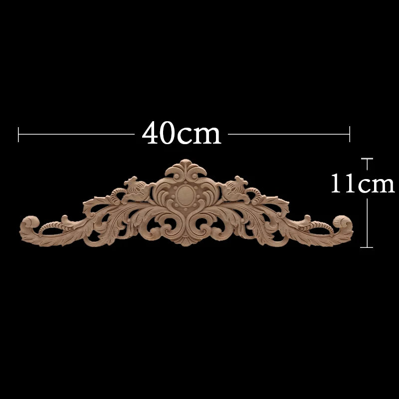 Holzapplikationen – Vintage Schnitzerei – Europäischer Stil