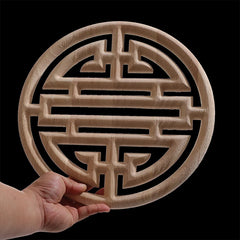 Holzapplikation – Retro-Stil – Innendekoration