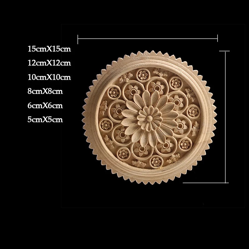 Holzapplikation – Retro-Stil – Innendekoration