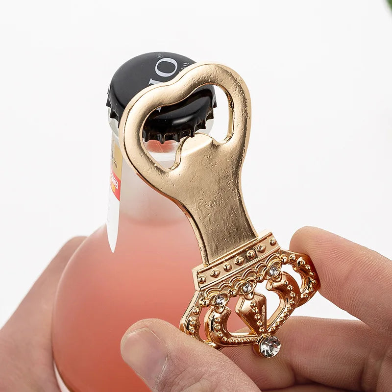 Flaschenöffner Gold Pistolenform – Hochzeitsgeschenk 12x6x2 cm