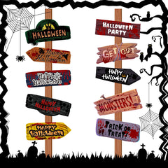 Halloween Aussenhof Schilder – Karton Dekor – Party Must-Have