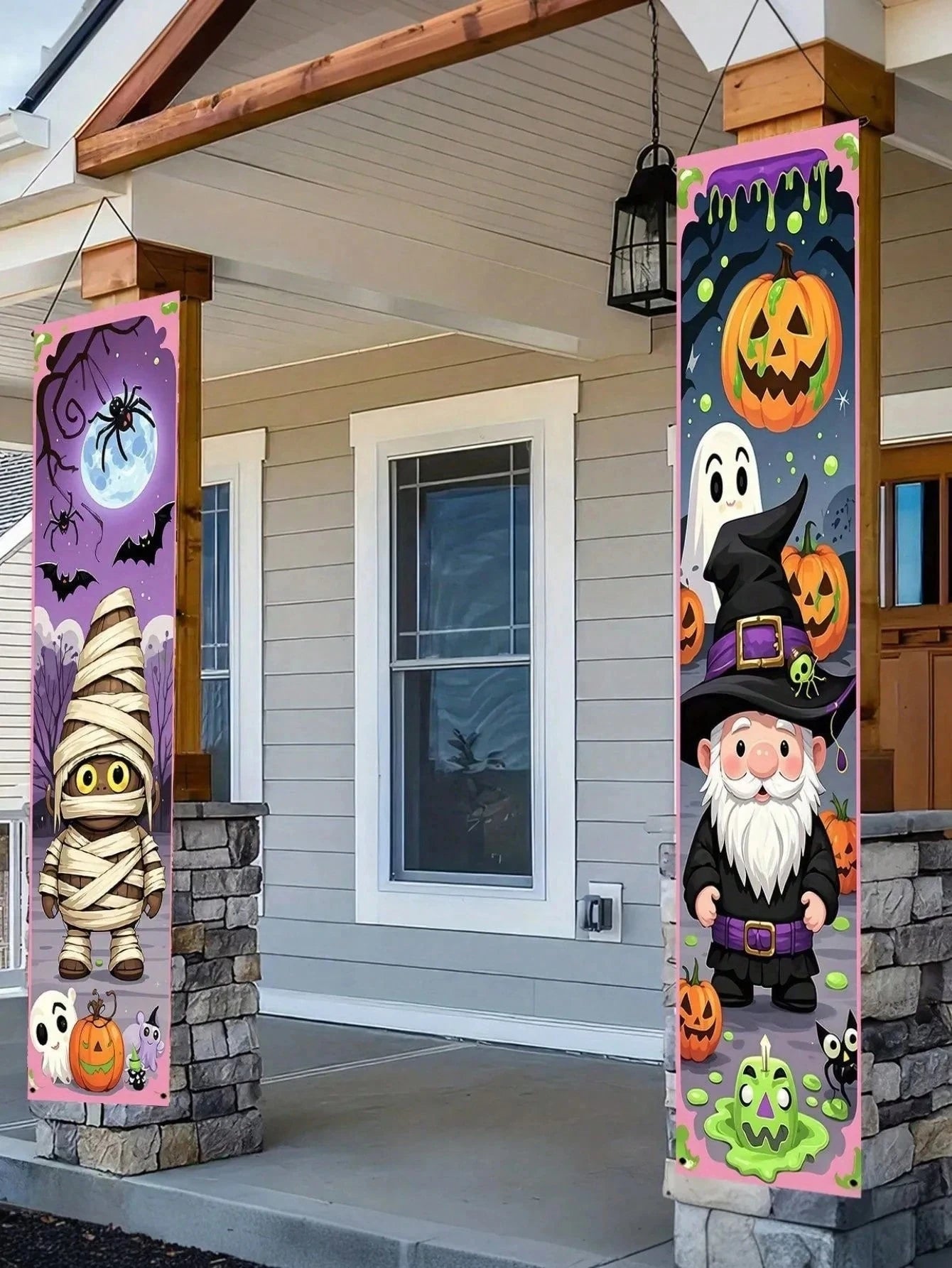 Halloween Balkonbanner – Cartoon Design – 180x30cm