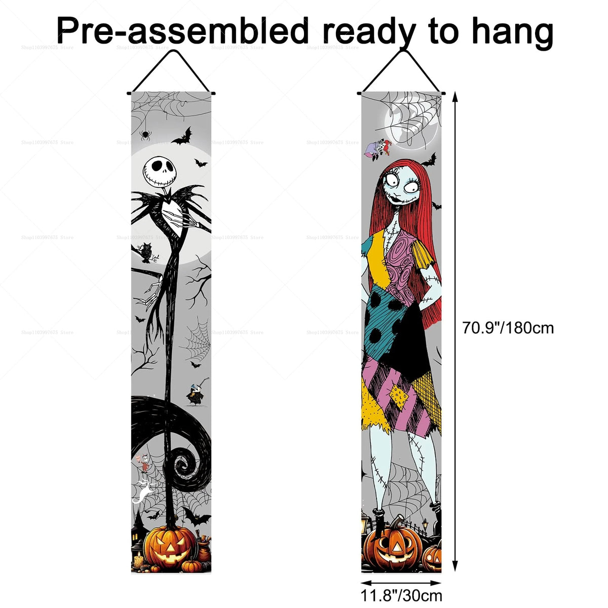 Halloween-Banner – Stoff Dekoration 30x180CM