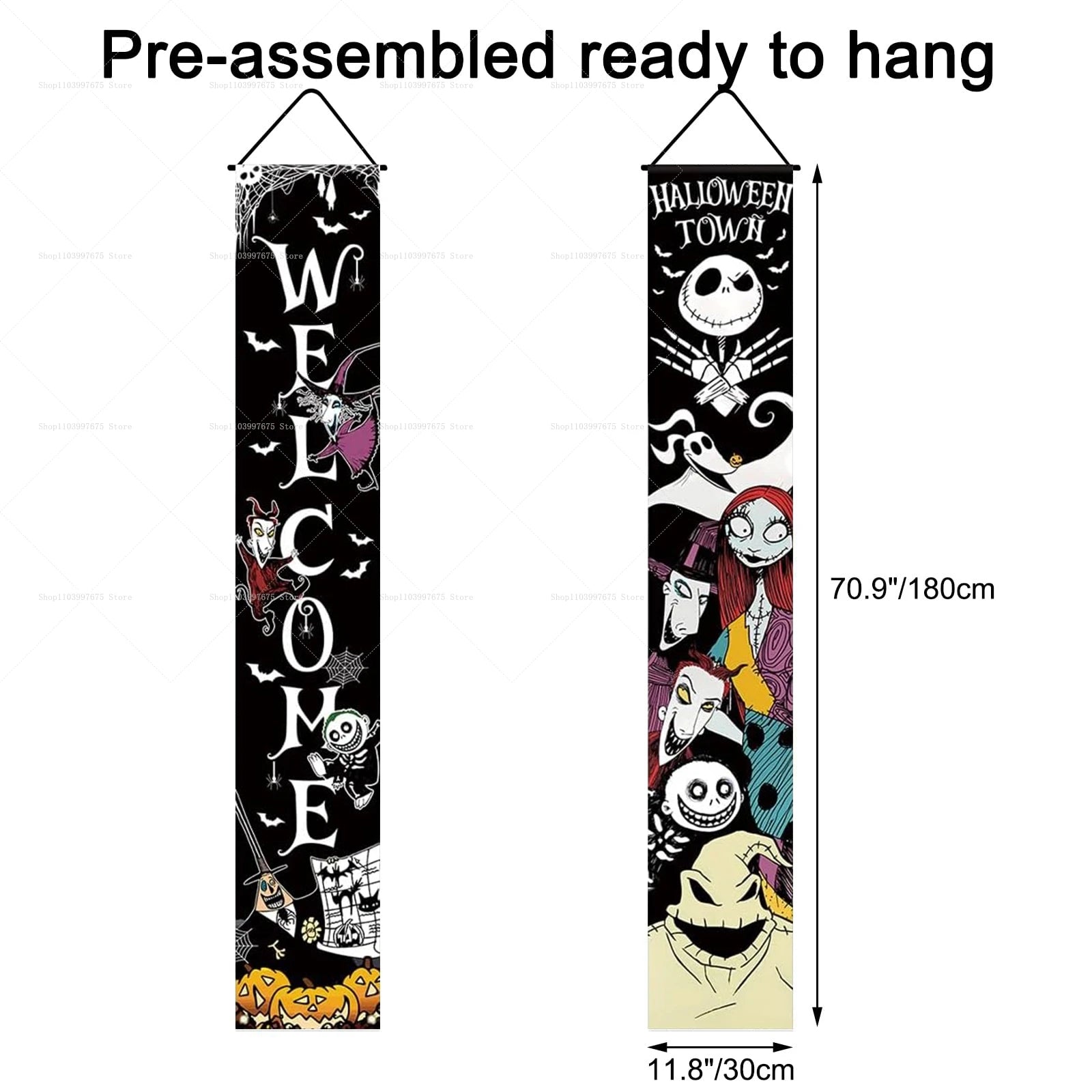 Halloween-Banner – Stoff Dekoration 30x180CM