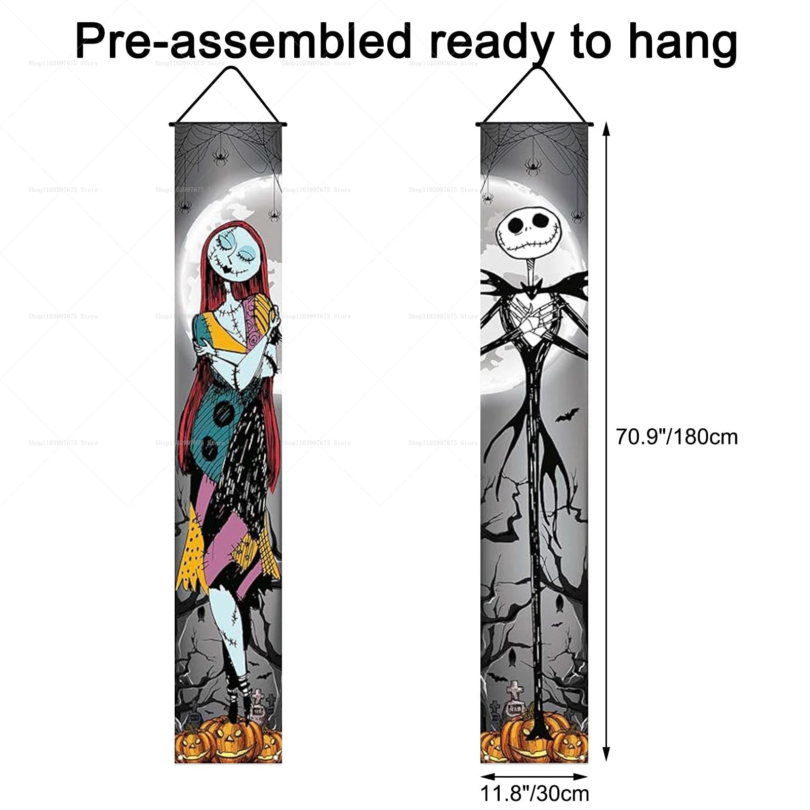 Halloween-Banner – Stoff Dekoration 30x180CM