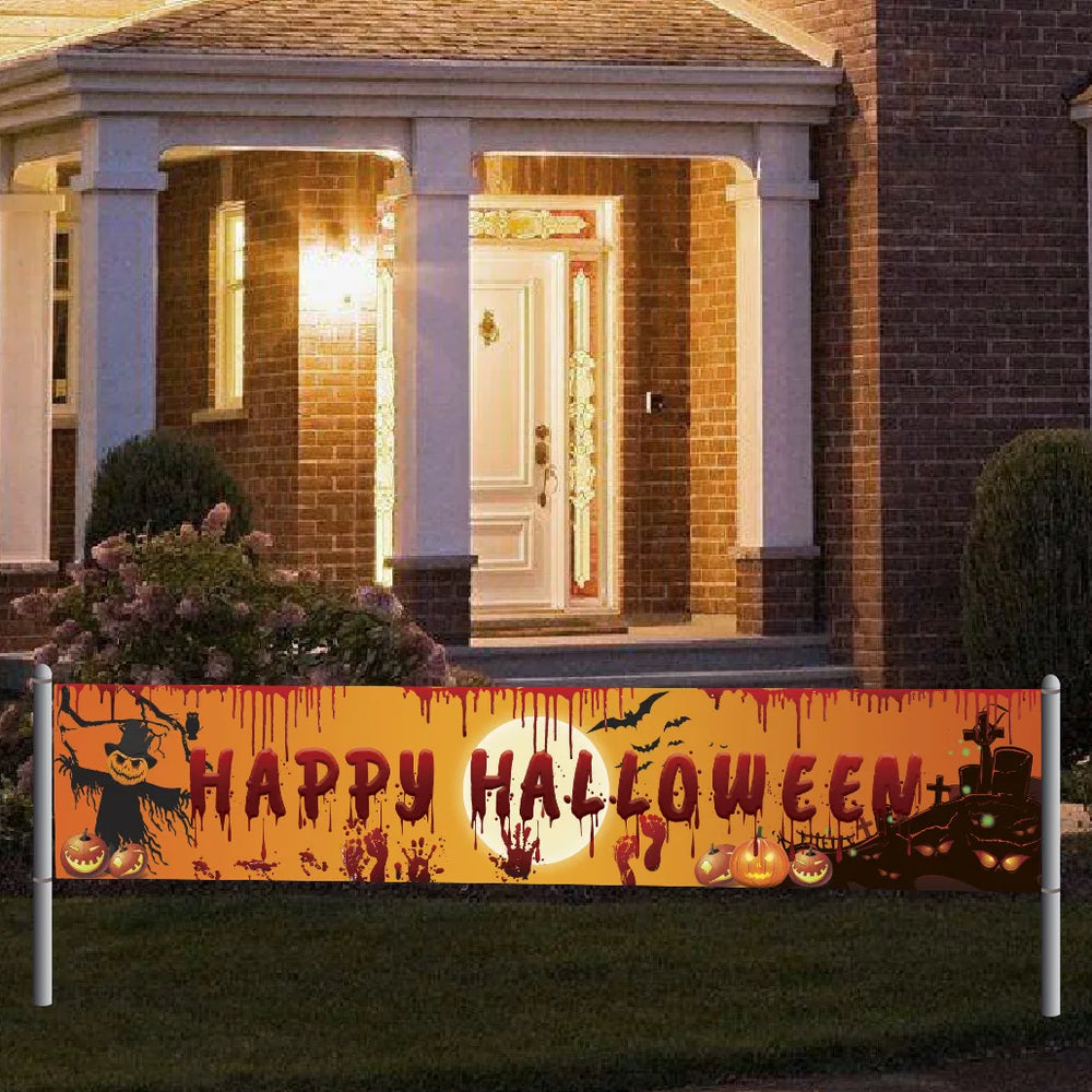 Halloween-Banner – Stoffdesign – 250x48cm