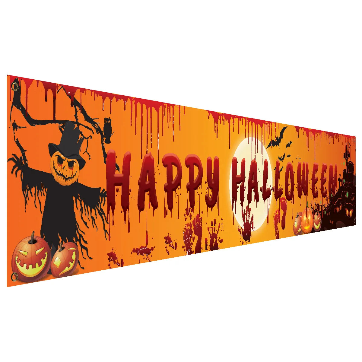 Halloween-Banner – Stoffdesign – 250x48cm