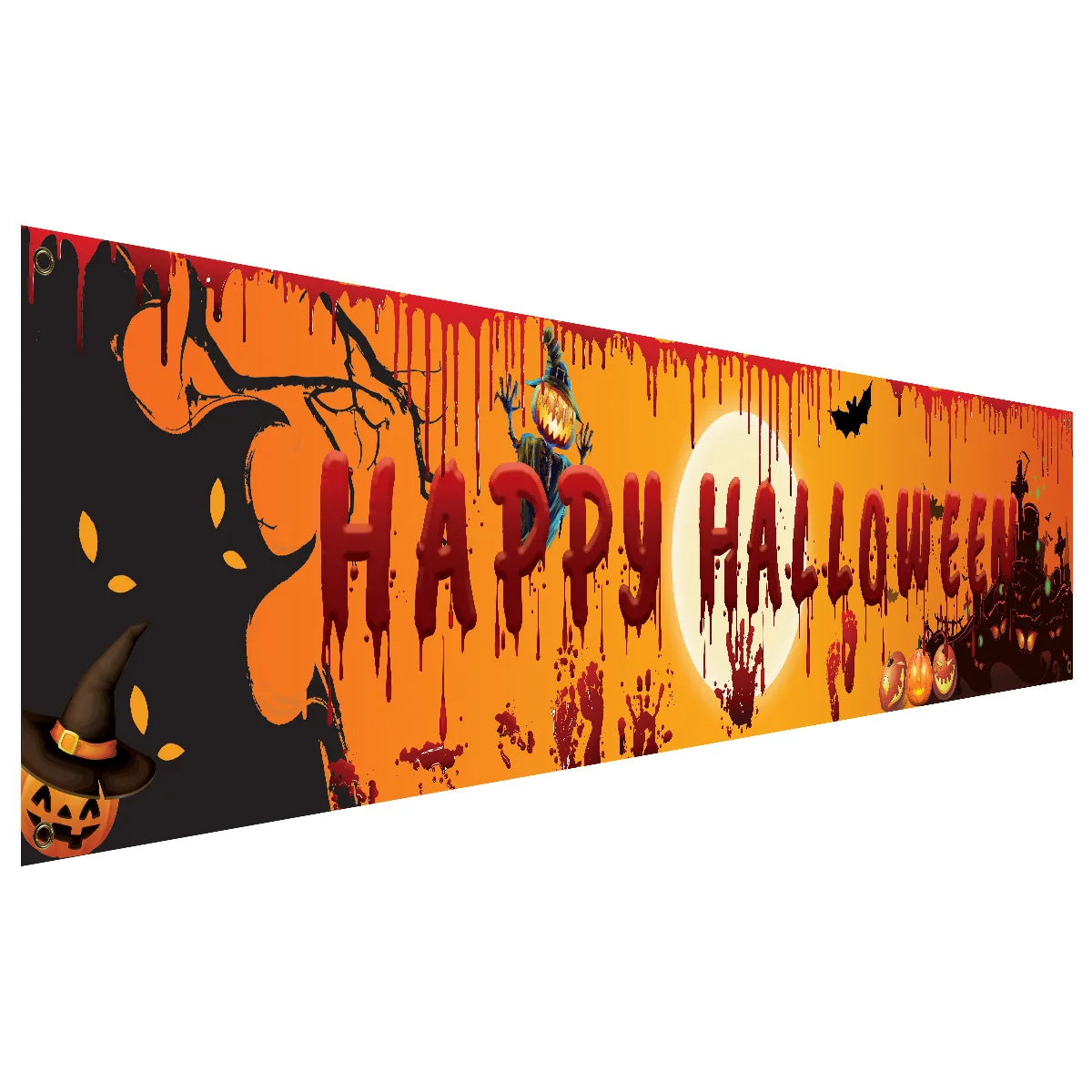 Halloween-Banner – Stoffdesign – 250x48cm