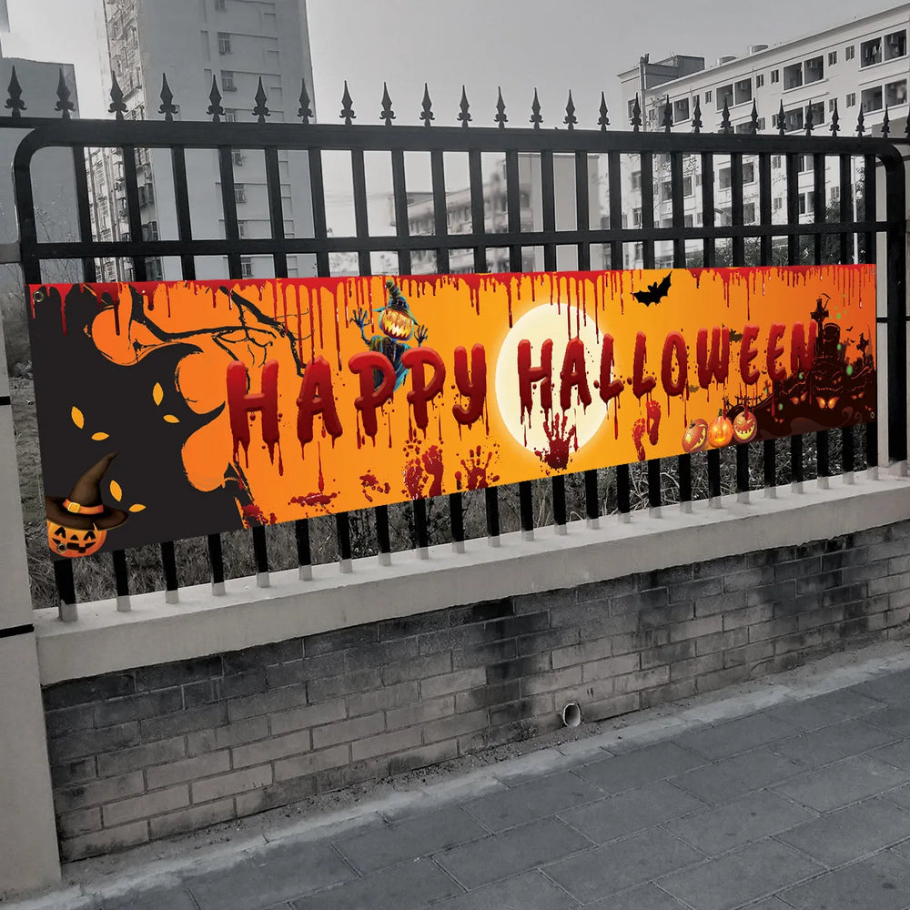 Halloween-Banner – Stoffdesign – 250x48cm