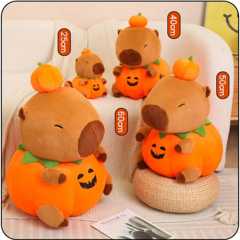 Halloween Capybara Plüschpuppe – Baumwollkissen – 25-60cm