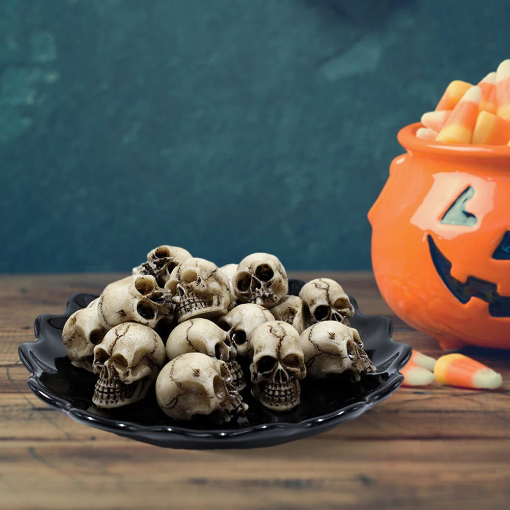 Halloween-Deko – Gothic-Schädel-Set – Vielseitige Ornamente