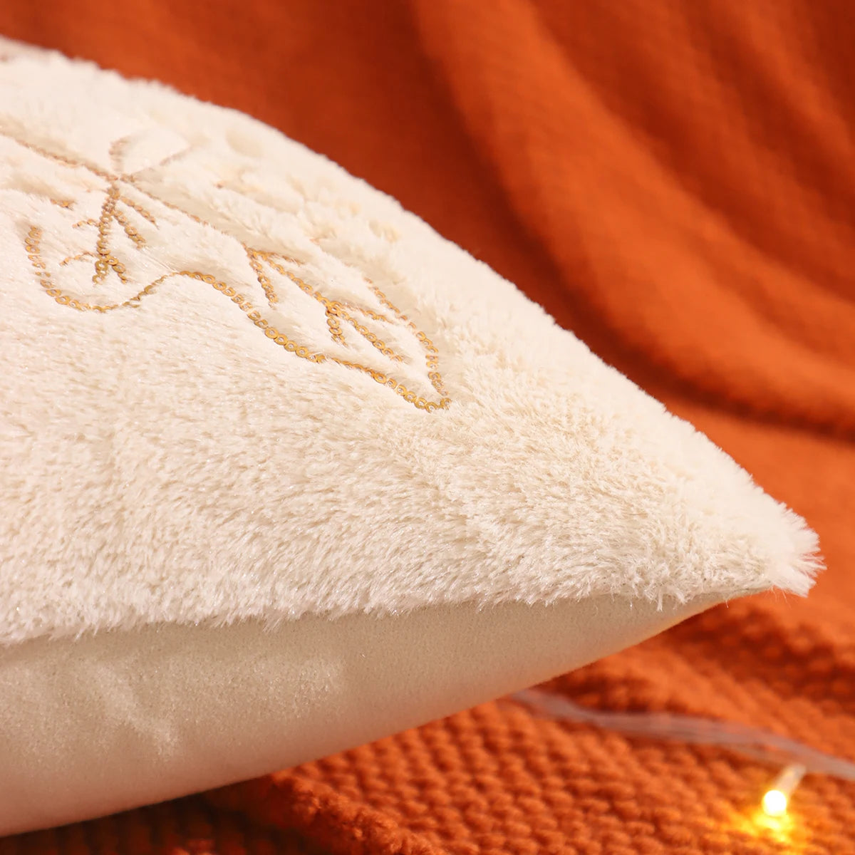 Halloween Deko-Kissenbezug – Paillettenstickerei – 450mm