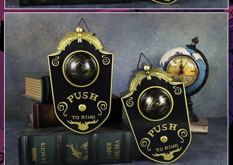 Halloween Deko – LED Augen Türklingel – Schwarz/Weiss