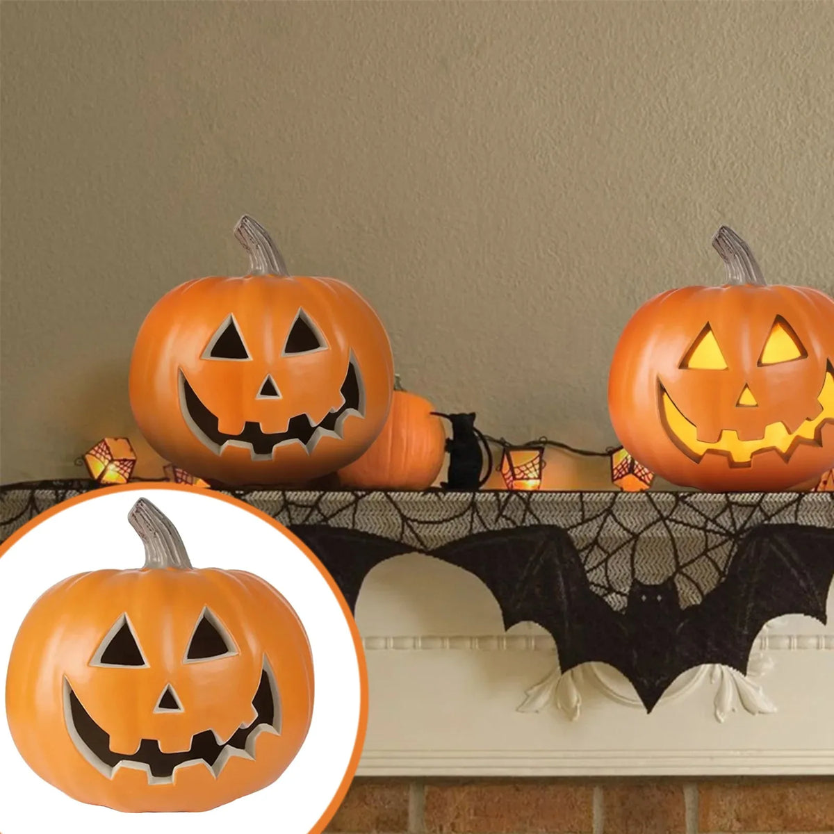 Halloween Deko LED Szene – Resindesign – Raum Deko