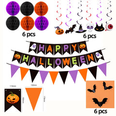 Halloween Deko – Papier – Indoor Party Girlande