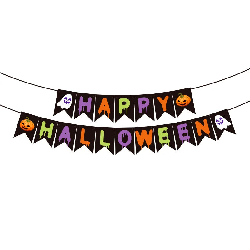 Halloween Deko – Papier – Indoor Party Girlande