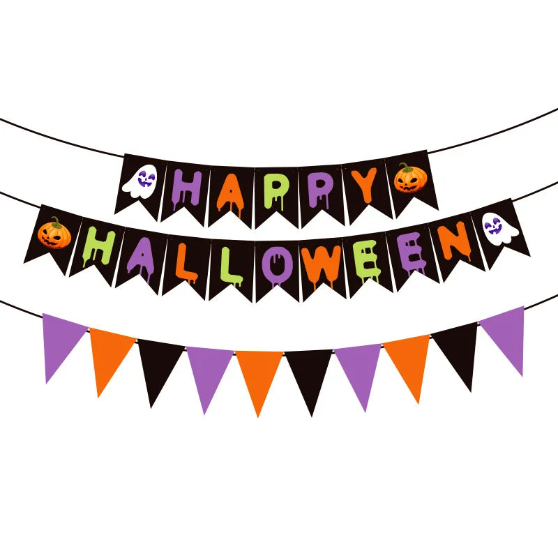 Halloween Deko – Papier – Indoor Party Girlande