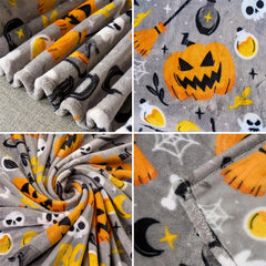 Halloween Fleece Decke – Korallen Fleece – 100x70cm