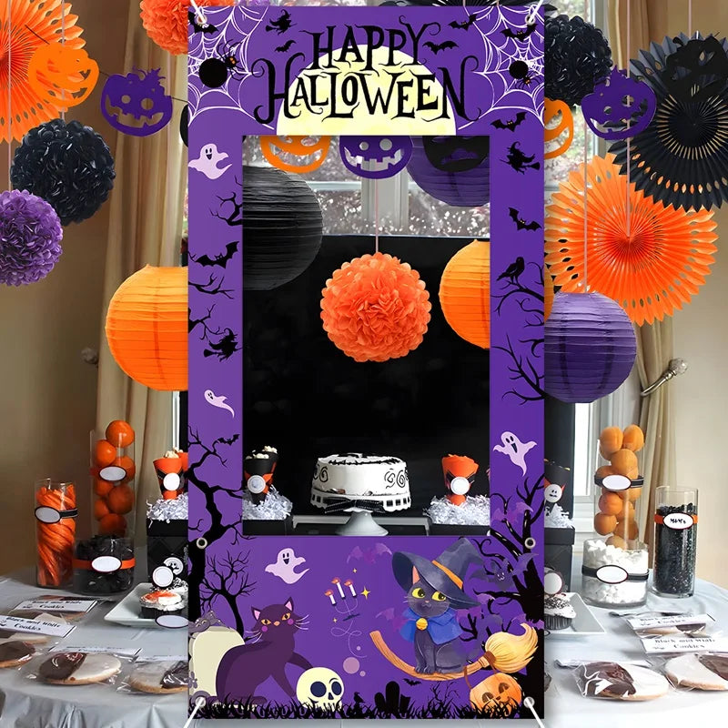 Halloween Fotorequisiten – Papierrahmen – 120x60cm