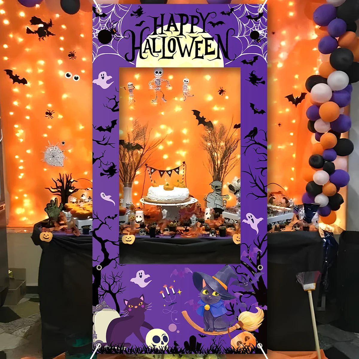 Halloween Fotorequisiten – Papierrahmen – 120x60cm