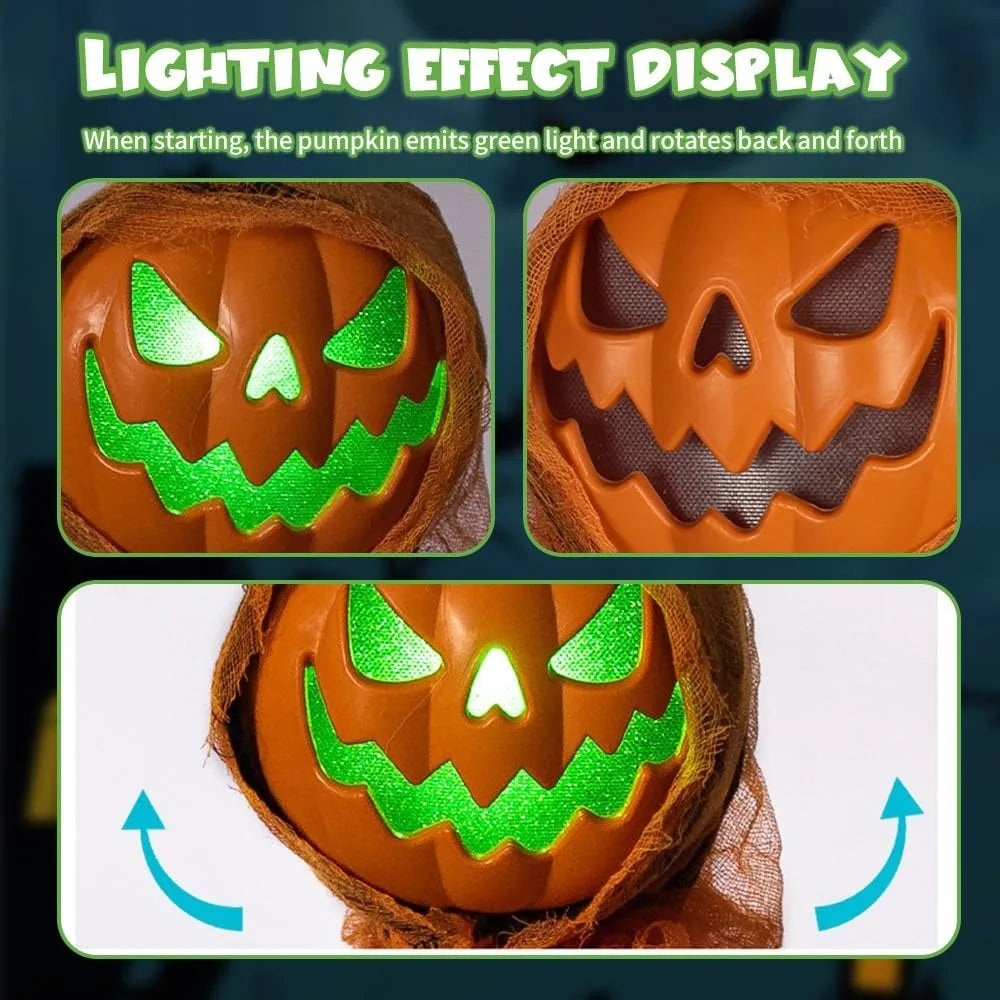 Halloween Hexen Animatronic – Gruseliges Purple Outdoor Prop