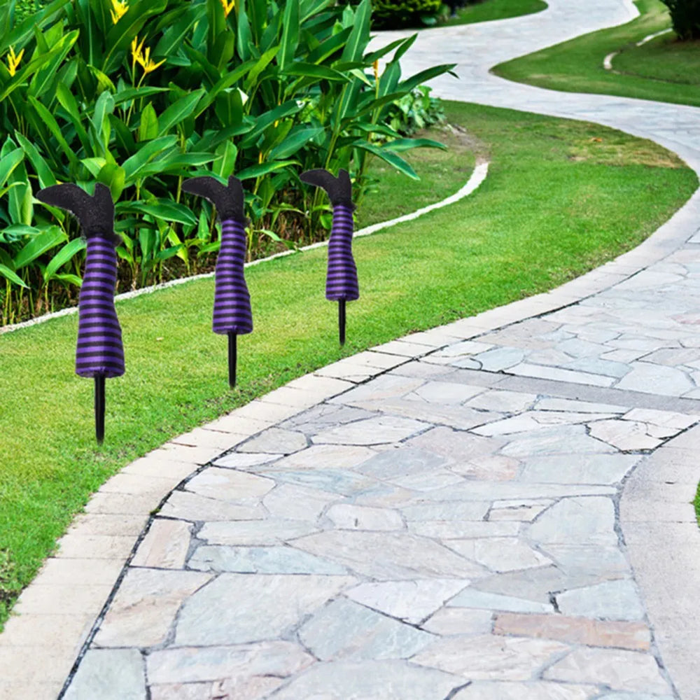 Halloween Hexenbeine Stäbe – Schaumstoff Design Aussen