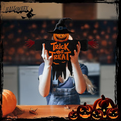 Halloween Holzschild - Monster Design - 30cm x 28cm