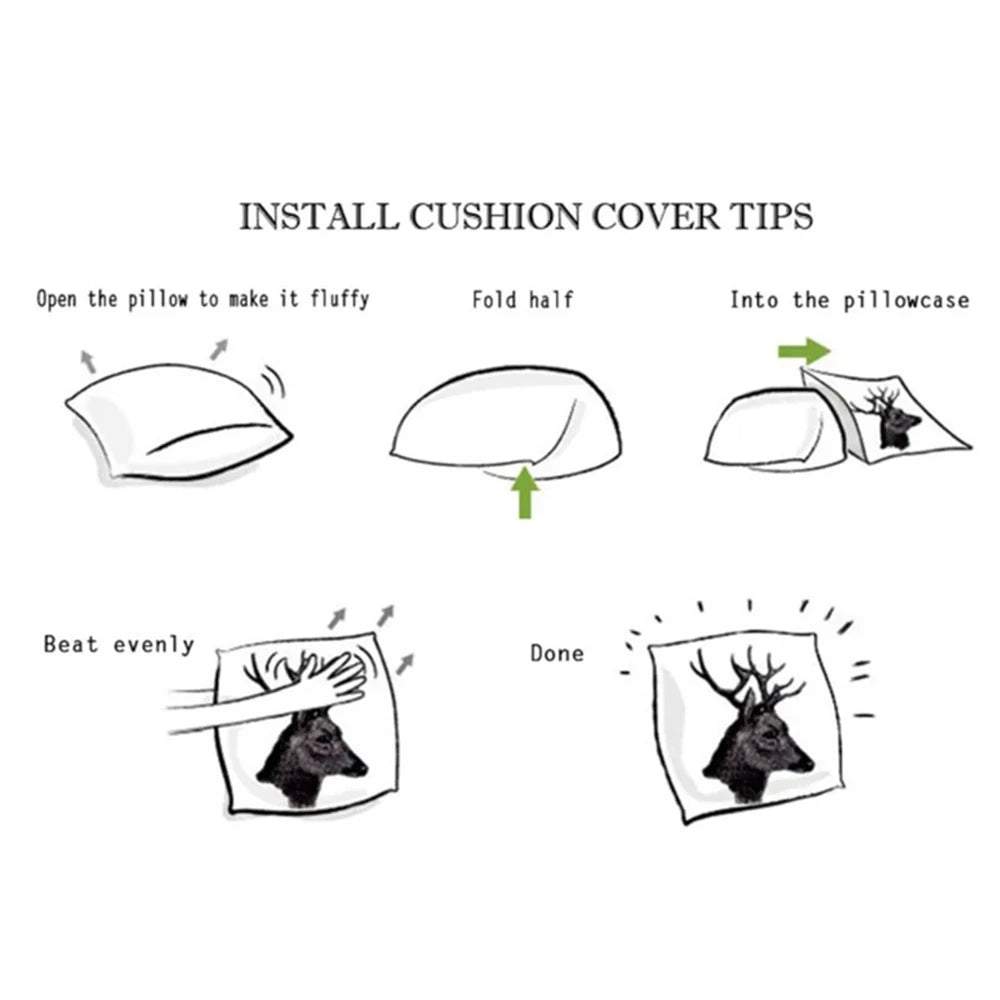 quadratischer Halloween Kissenbezug aus Polyester, bedruckt in Grösse 45x45 cm