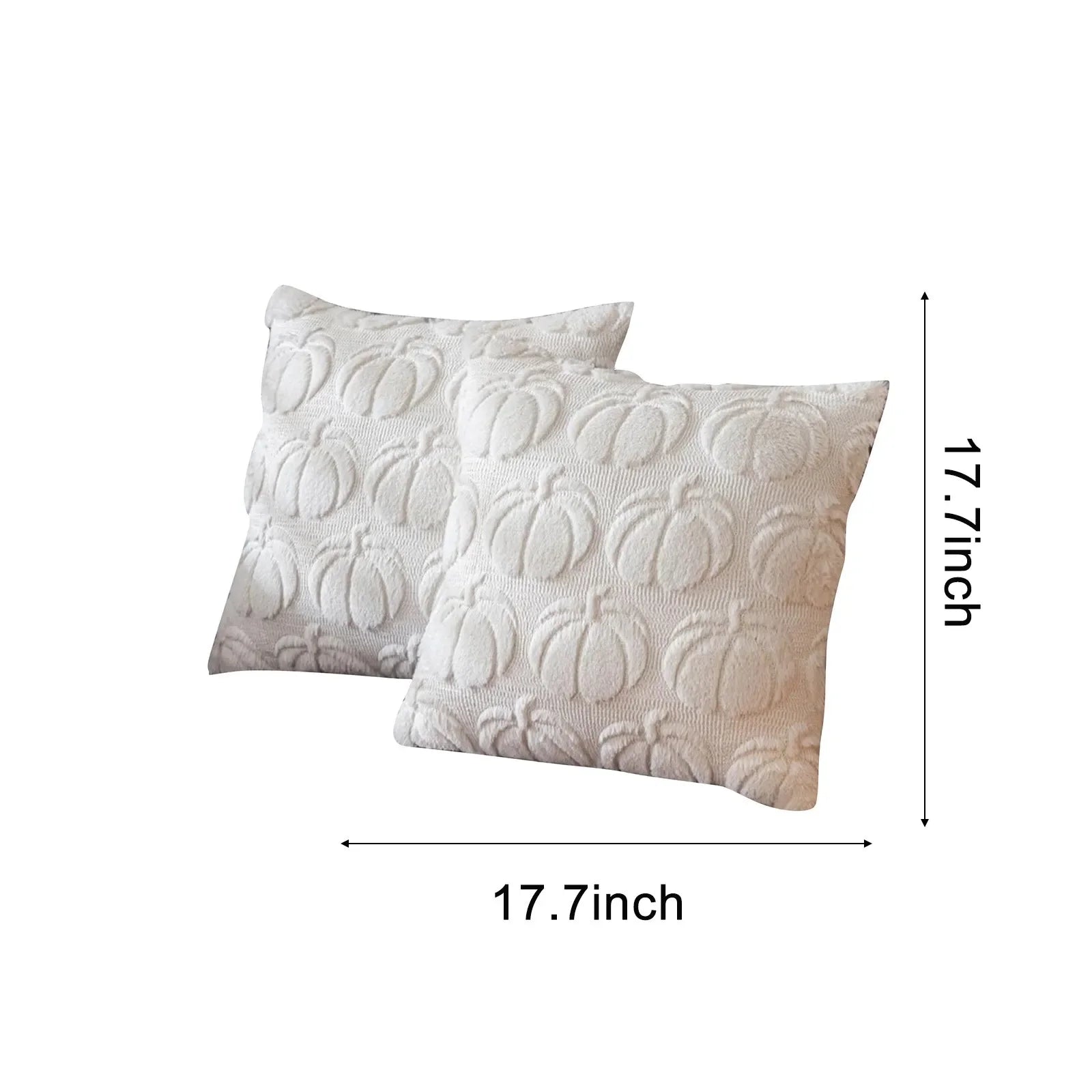 Halloween Kissenhülle – Stilvolle Strick, 100% Baumwolle – 45x45CM