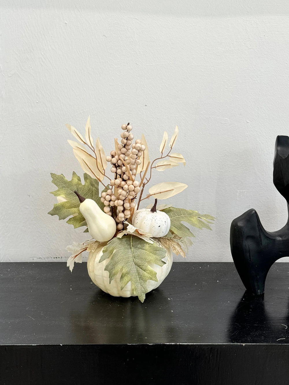 Halloween Kürbisdeko - Polyester Design - 12.5x29cm