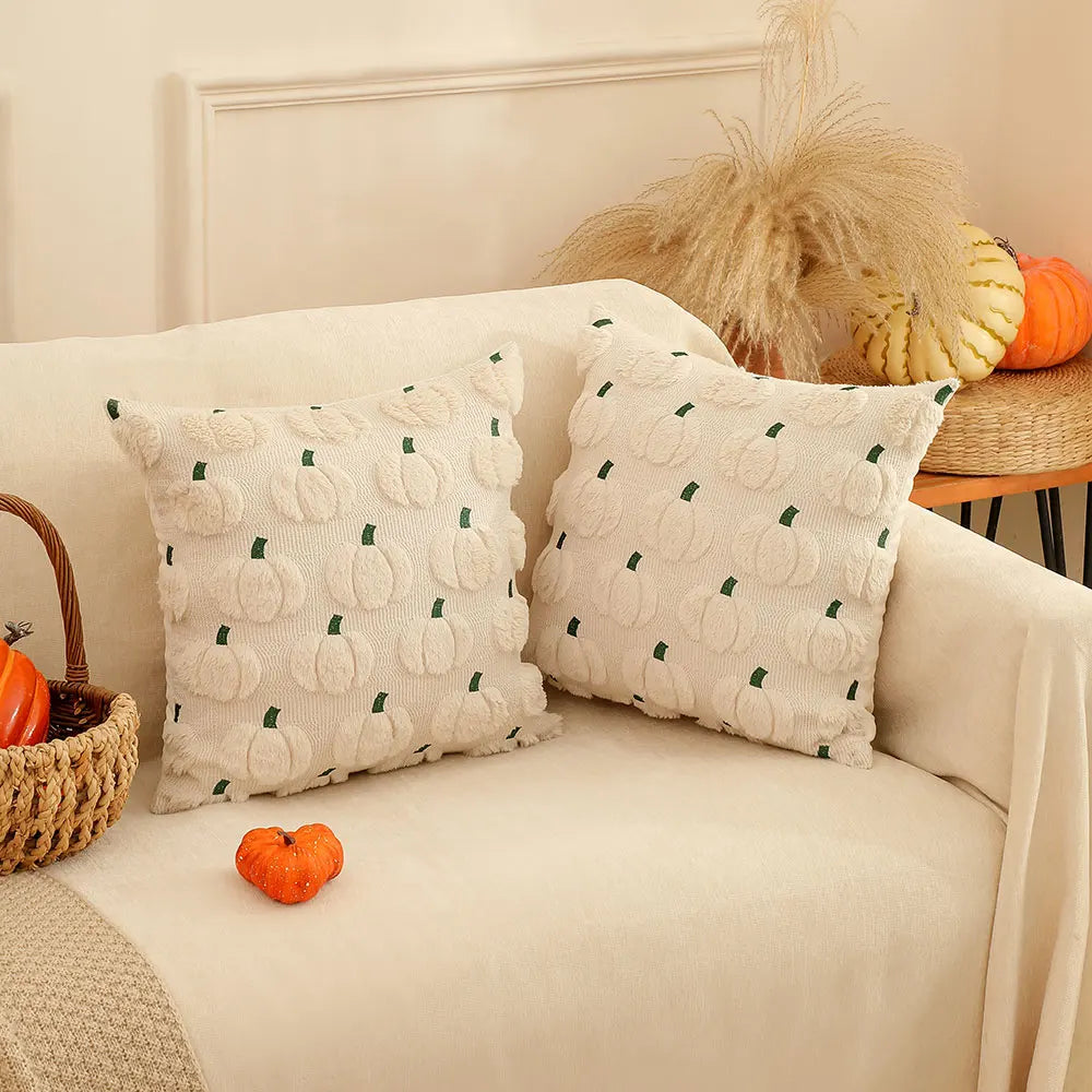 Halloween Kürbiskissenbezug – Samt Design – 45x45cm