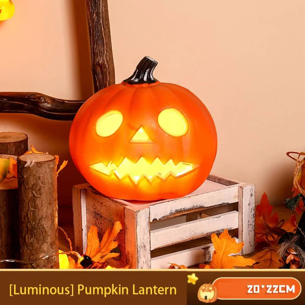 Halloween Kürbislampe – Leuchtendes Design – Dekoration für Draussen