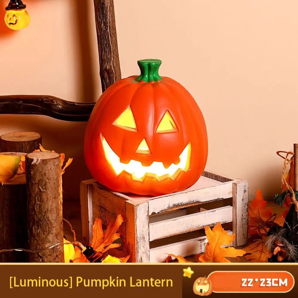 Halloween Kürbislampe – Leuchtendes Design – Dekoration für Draussen