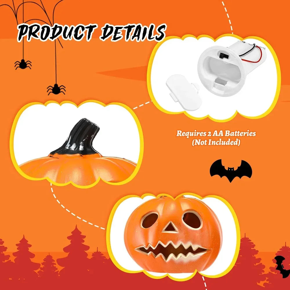 Halloween LED Kürbislampen – Festliche Deko – Veranda