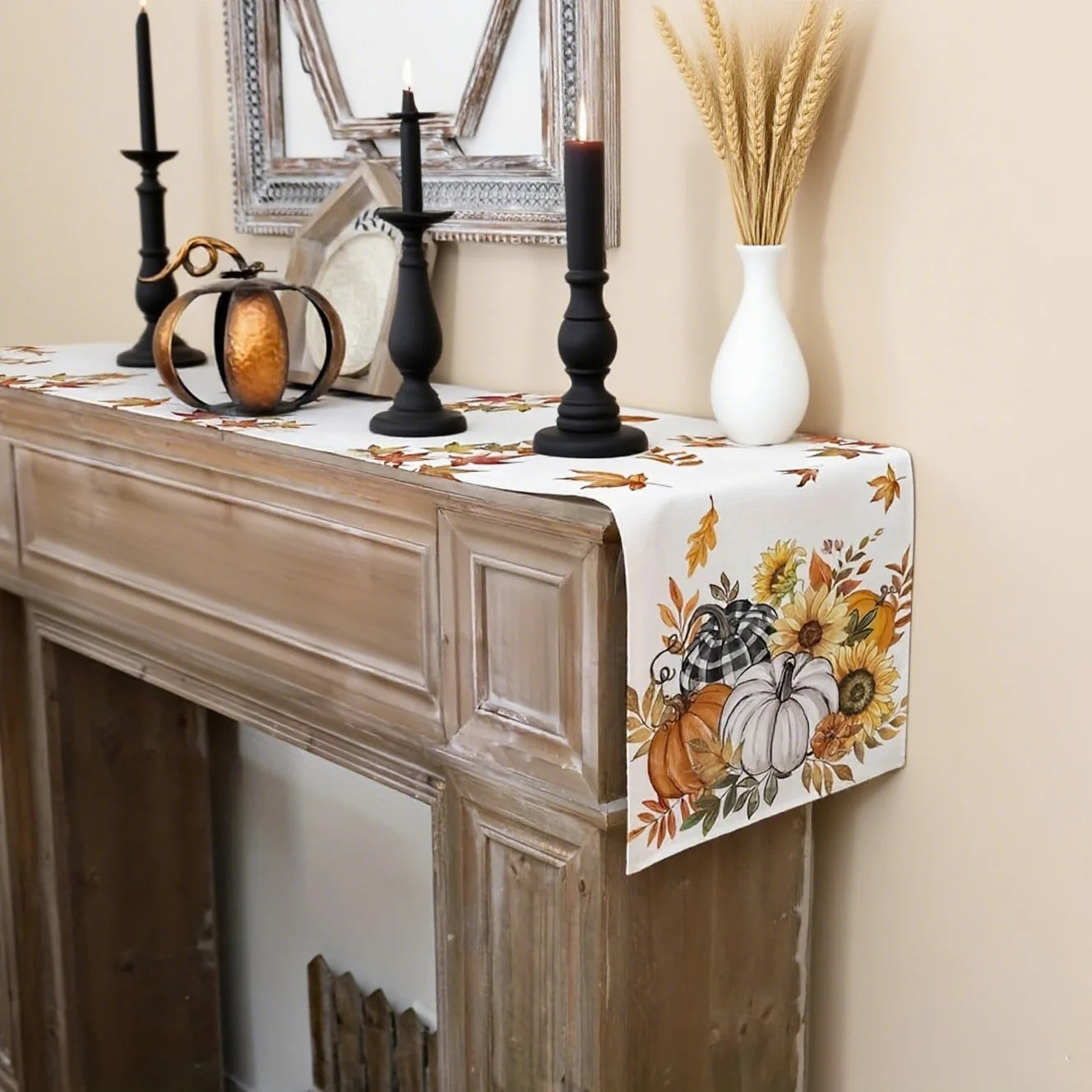 Halloween Tischläufer – Polyester Herbstdesign – 260 cm