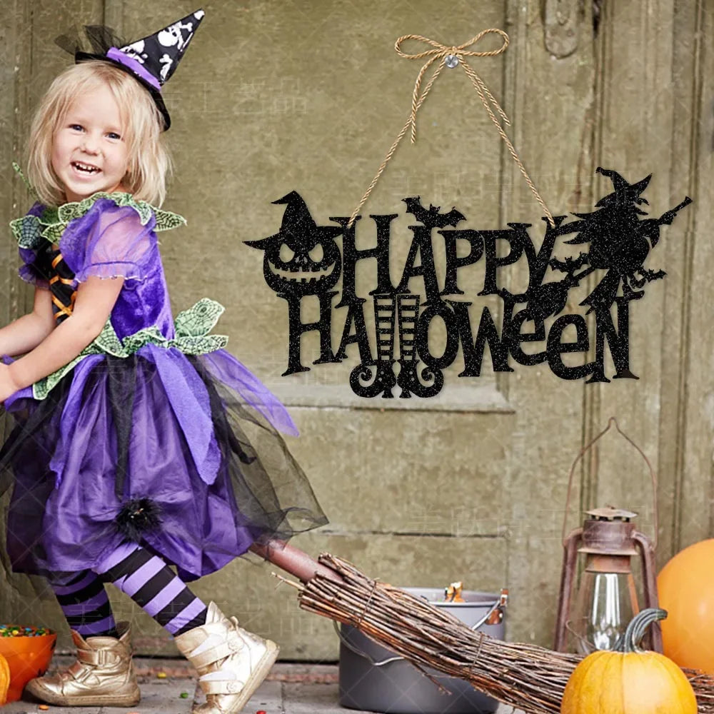 Halloween Türanhänger – Papierdeko – Charmanter Festlicher Touch