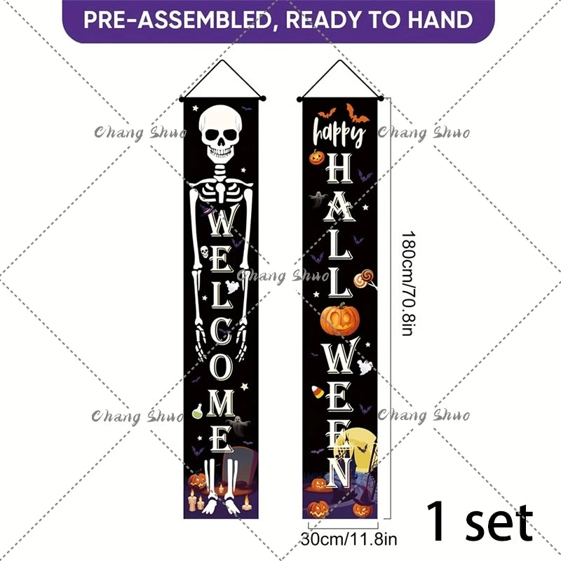 Halloween Türbanner – Polyester – 180x30CM
