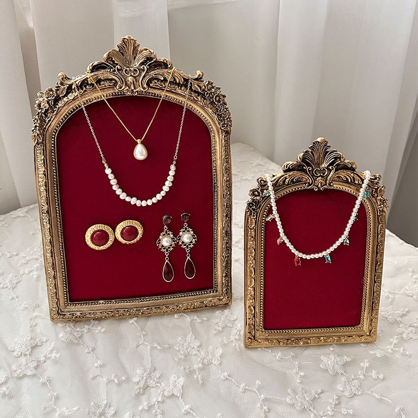 Halsketten Display Ständer – Samt Design – Für Schmuckaufbewahrung