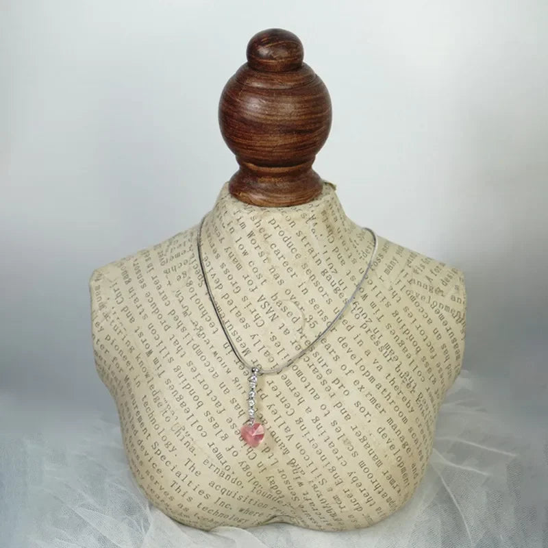 Halsketten Display Ständer – Samt Design – Für Schmuckaufbewahrung