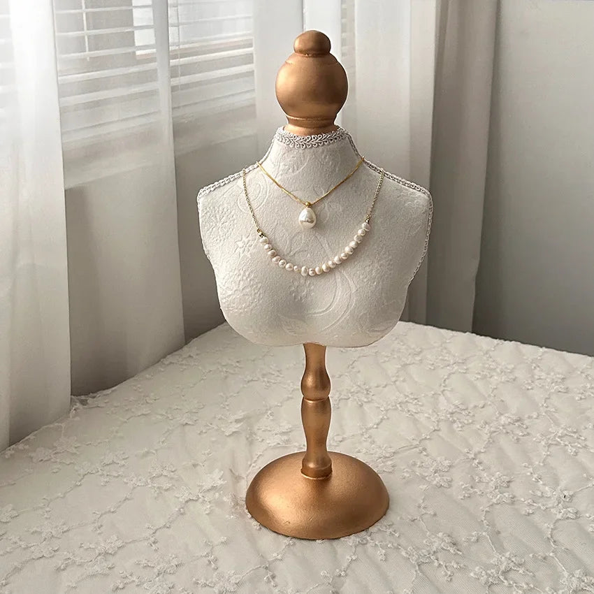 Halsketten Display Ständer – Samt Design – Für Schmuckaufbewahrung